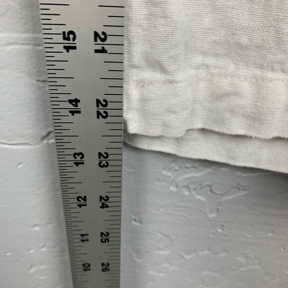 Cynthia Rowley Linen Capri Pants Size 2X White Women's Drawstring Lagenlook - Picture 7 of 8